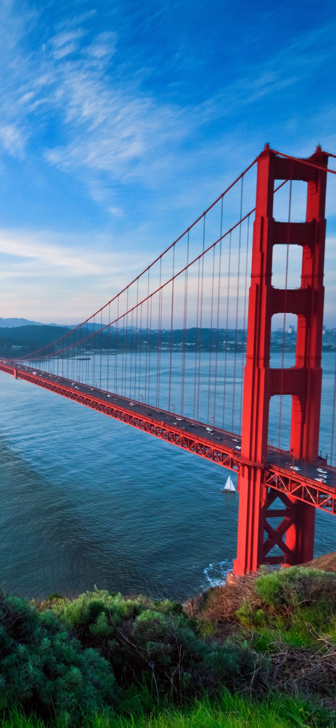 San Francisco, Golden gate bridge wallpaper 1170x2532