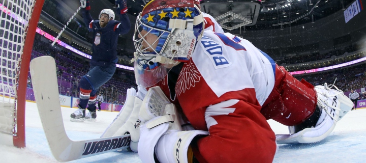 Sfondi Usa Russia Hockey Olympics 720x320