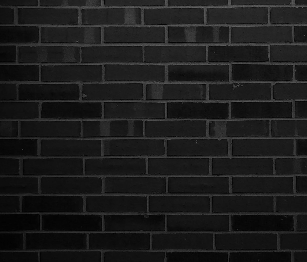 Sfondi Black Brick Wall 1200x1024