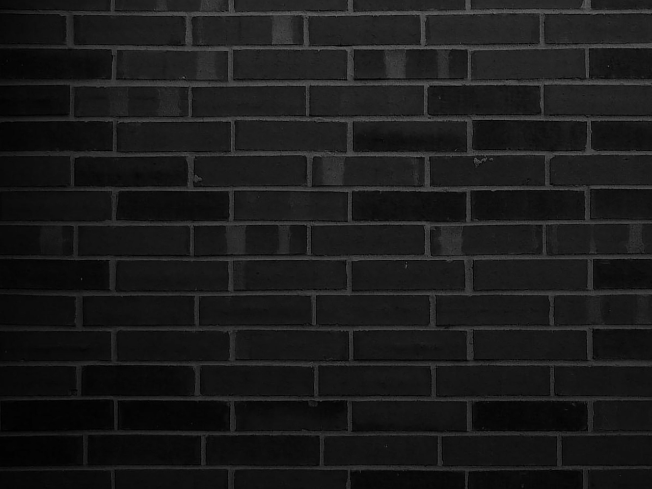 Fondo de pantalla Black Brick Wall 1280x960