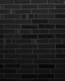 Screenshot №1 pro téma Black Brick Wall 128x160