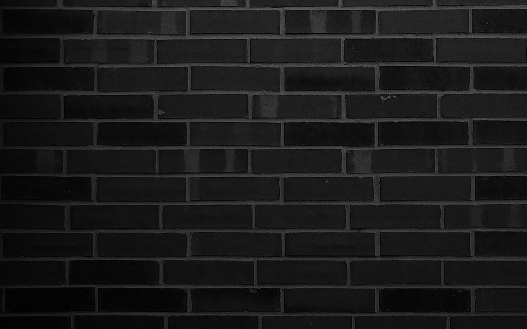Black Brick Wall wallpaper 1680x1050