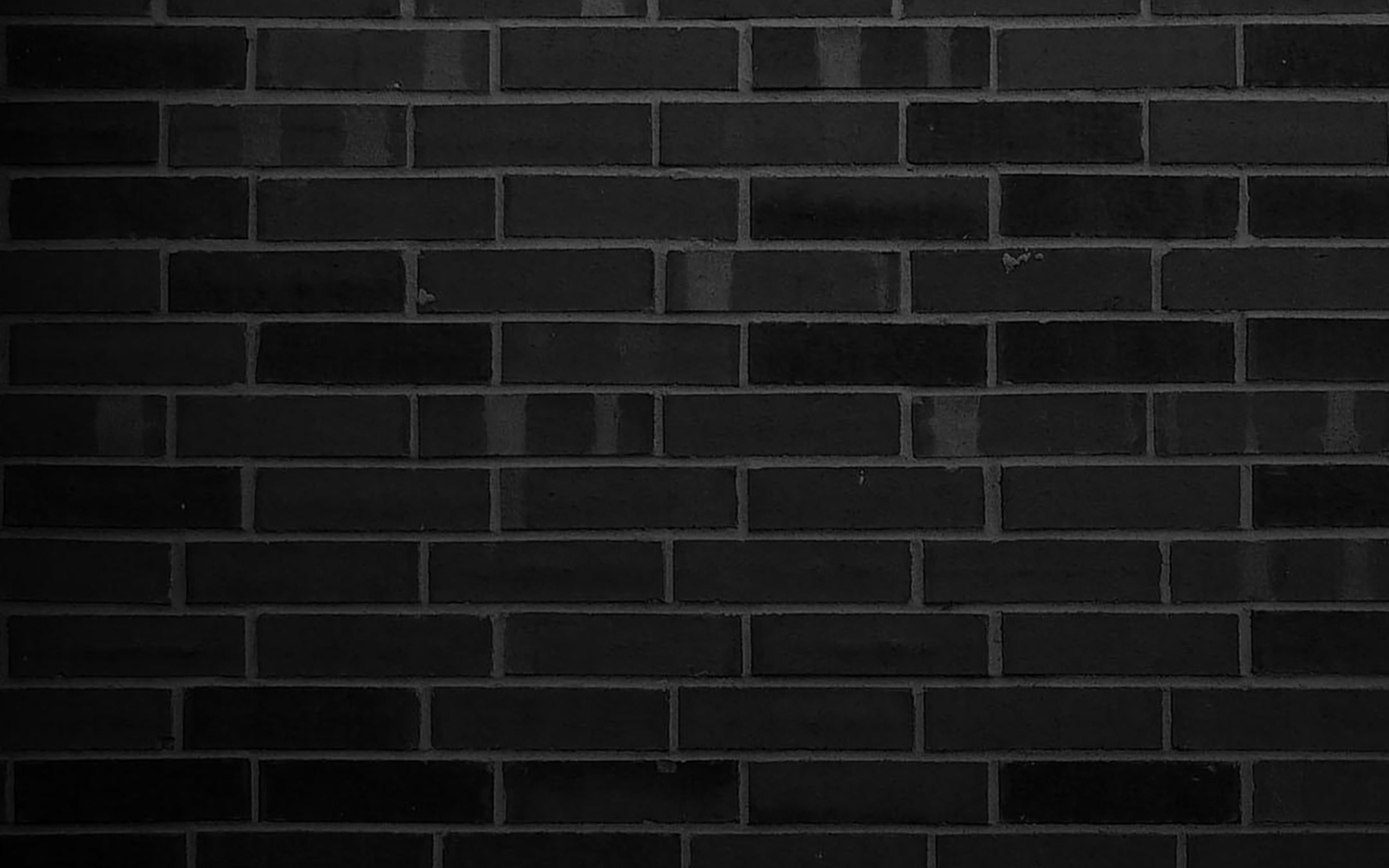 Das Black Brick Wall Wallpaper 2560x1600