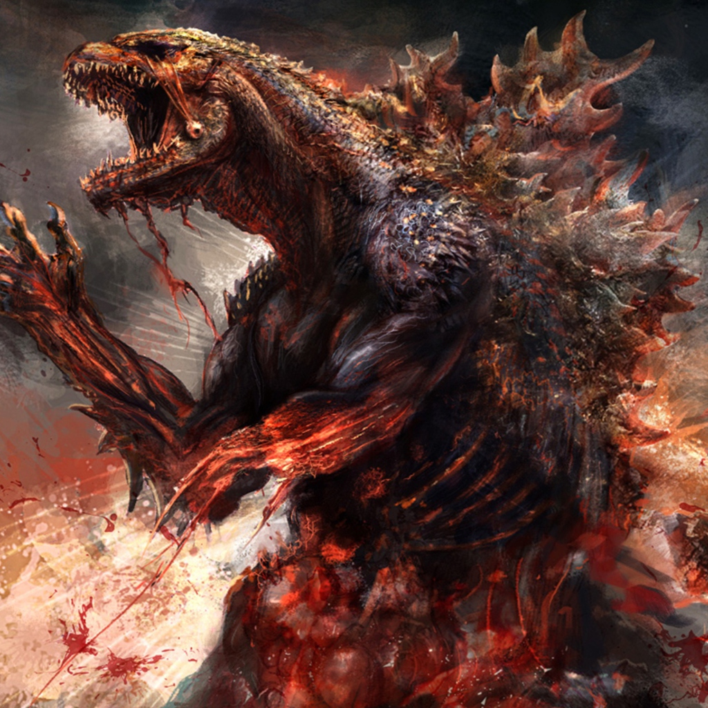 Fondo de pantalla Godzilla 2014 Concept 1024x1024
