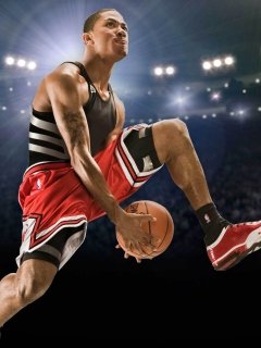 Fondo de pantalla Derrick Rose 240x320