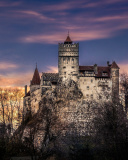 Das Bran Castle in Romania Wallpaper 128x160