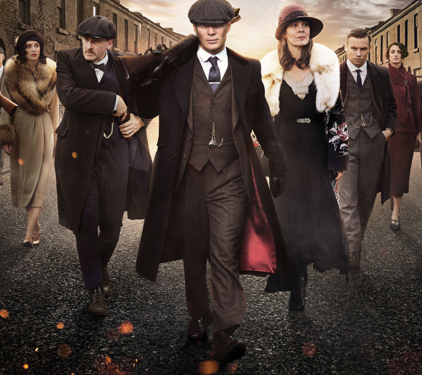 Das Peaky Blinders Tv Series Wallpaper 1440x1280