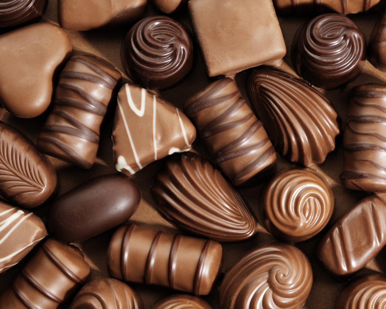 Обои Chocolate Candies 1280x1024