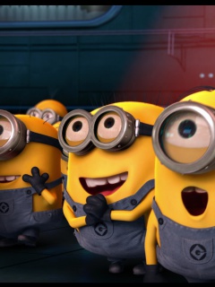 Fondo de pantalla Minions 240x320