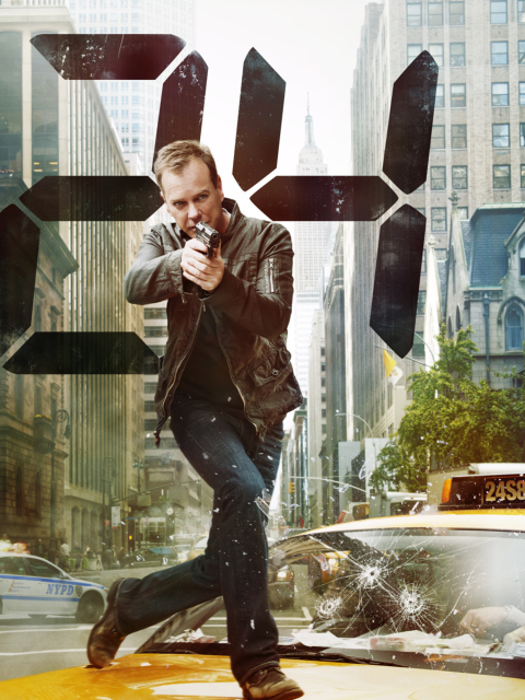 Sfondi Jack Bauer Season 8 - 24 480x640