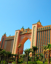 Обои Atlantis The Palm Hotel & Resort, Dubai 176x220