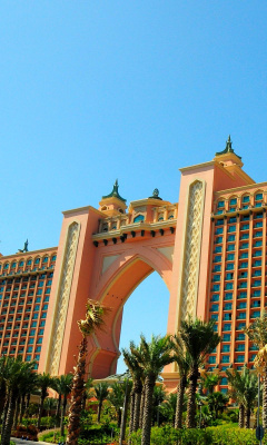 Обои Atlantis The Palm Hotel & Resort, Dubai 240x400