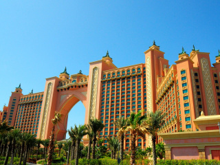 Обои Atlantis The Palm Hotel & Resort, Dubai 320x240