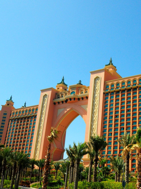 Atlantis The Palm Hotel & Resort, Dubai wallpaper 480x640