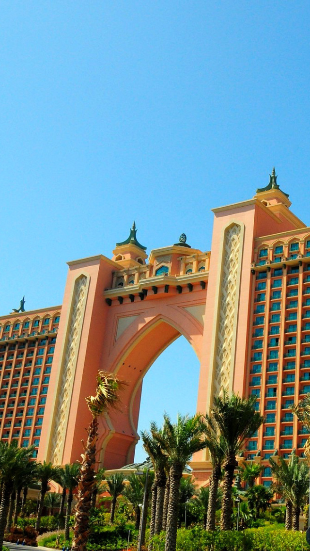 Fondo de pantalla Atlantis The Palm Hotel & Resort, Dubai 640x1136