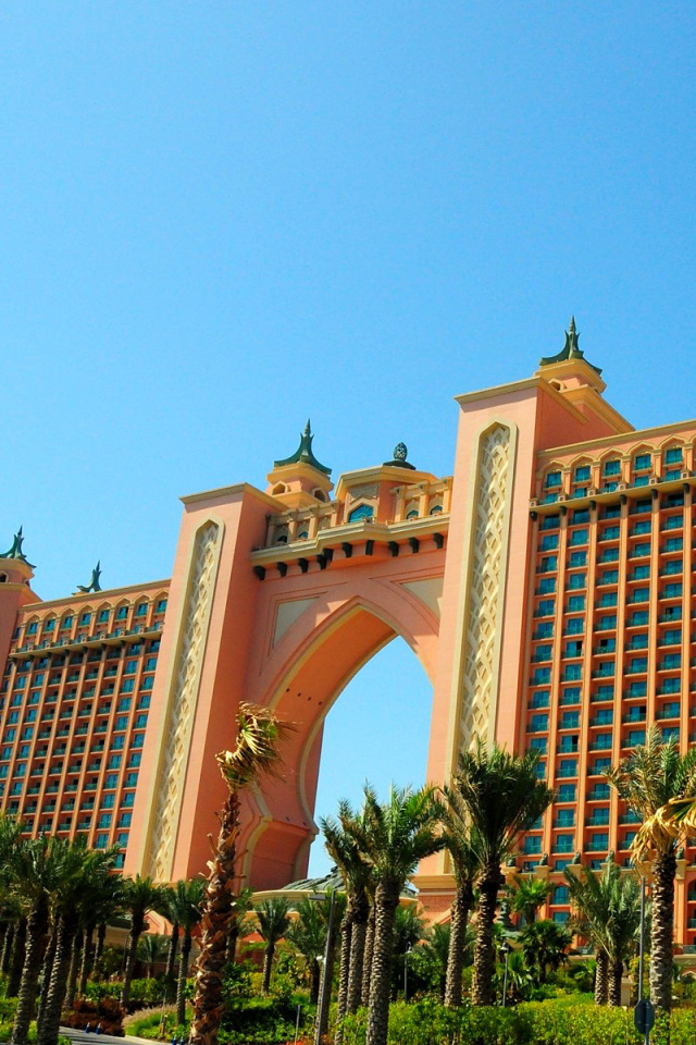 Fondo de pantalla Atlantis The Palm Hotel & Resort, Dubai 640x960