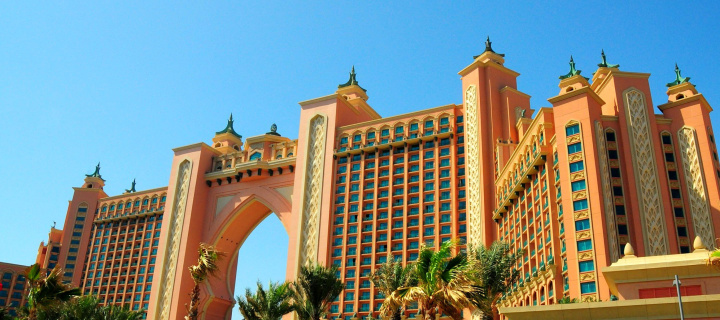 Atlantis The Palm Hotel & Resort, Dubai wallpaper 720x320