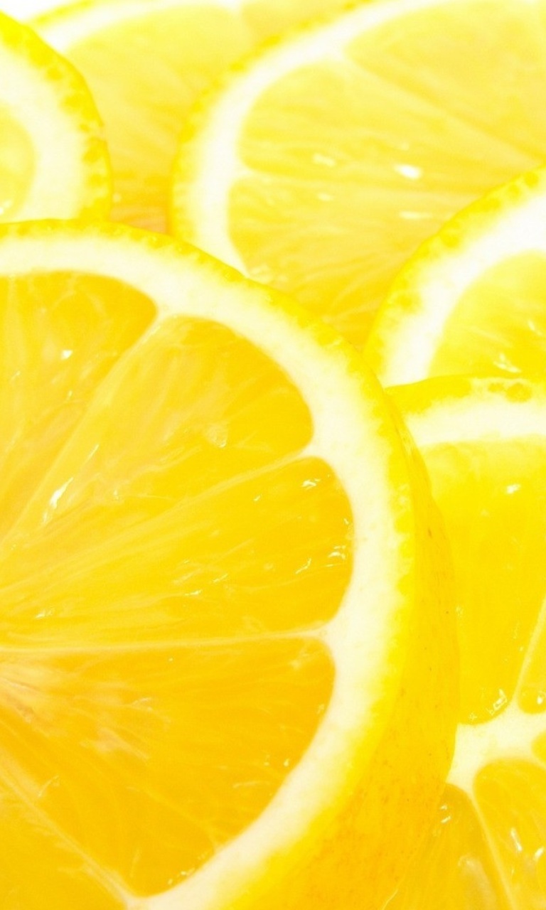 Das Macro Lemon Wallpaper 768x1280