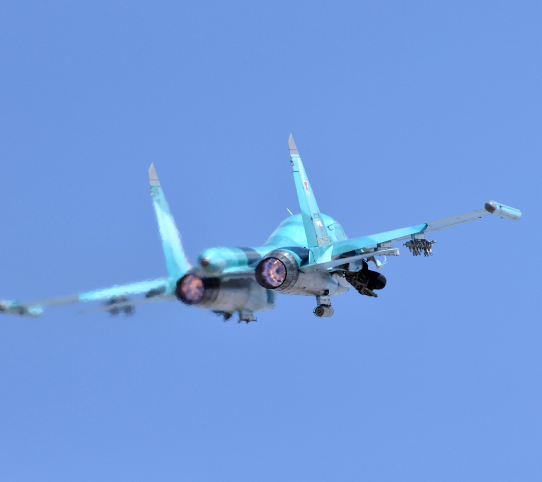 Das Military Sukhoi Su 34 Wallpaper 1080x960