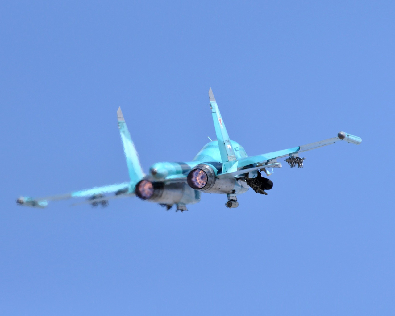 Обои Military Sukhoi Su 34 1280x1024