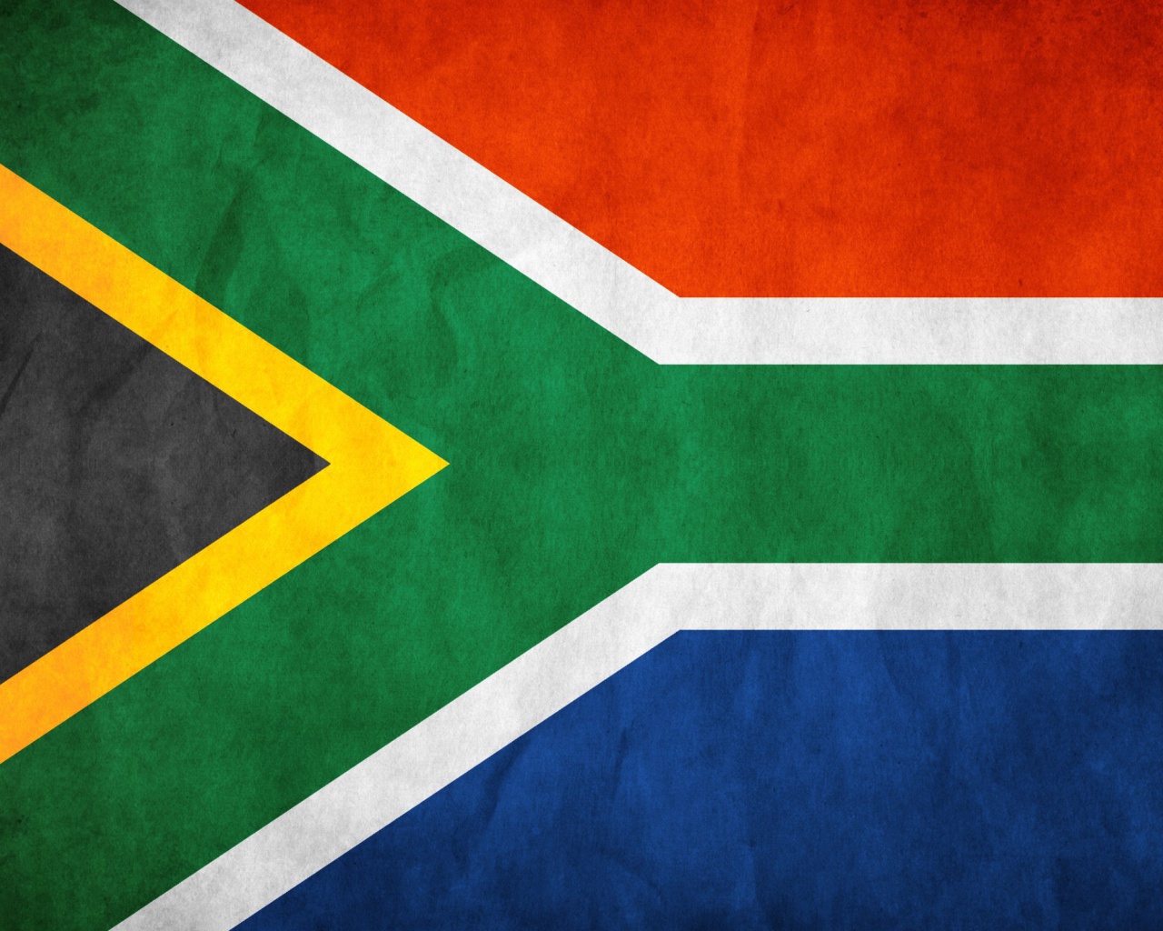 South Africa Flag wallpaper 1280x1024