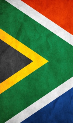 Das South Africa Flag Wallpaper 240x400