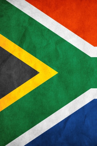 Das South Africa Flag Wallpaper 320x480