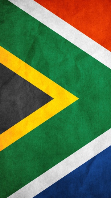 Sfondi South Africa Flag 360x640