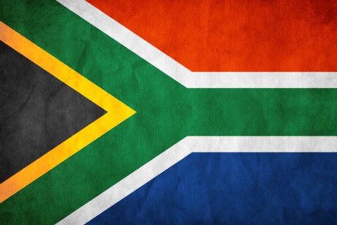 Обои South Africa Flag 480x320