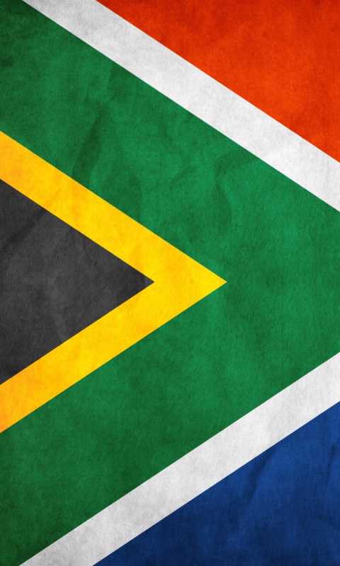Fondo de pantalla South Africa Flag 480x800