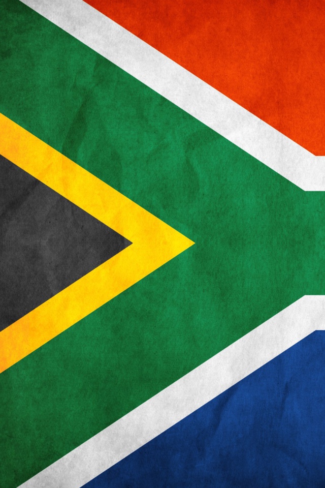 Sfondi South Africa Flag 640x960