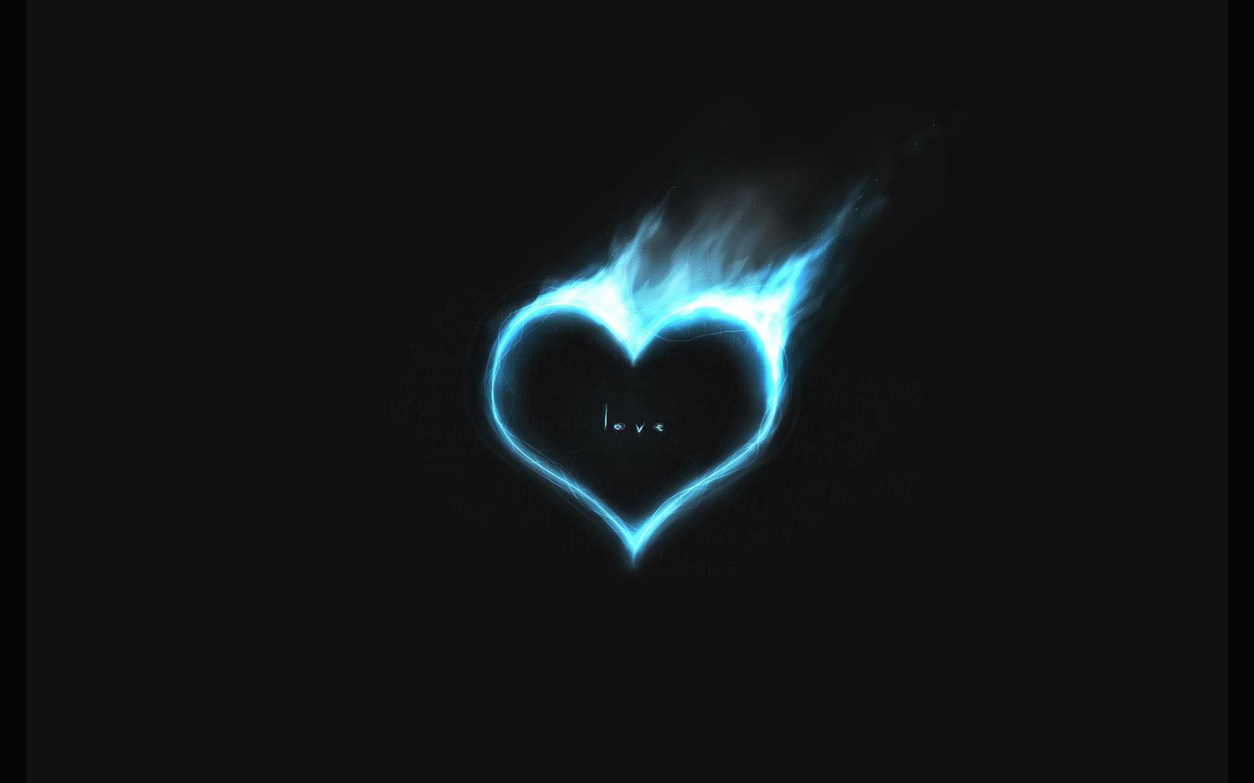 Sfondi Love Is On Fire 2560x1600