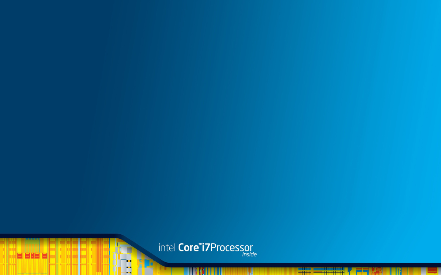Fondo de pantalla Intel Core i7 Processor 1440x900