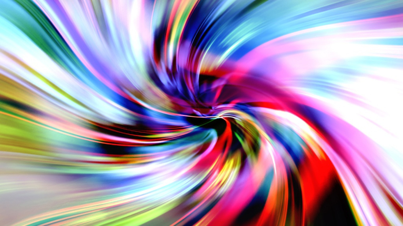 Screenshot №1 pro téma Colorful Abstract 1366x768