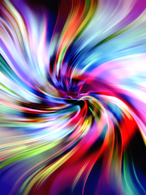 Colorful Abstract wallpaper 480x640