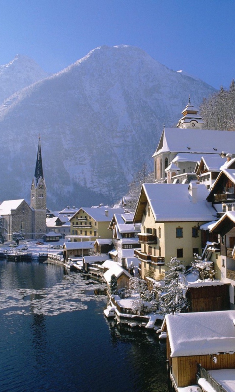 Fondo de pantalla Hallstatt In Austria 480x800