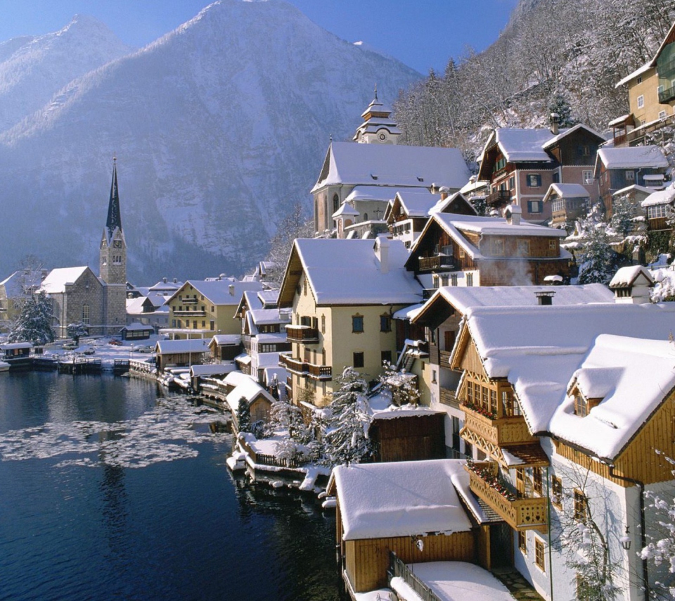 Hallstatt In Austria wallpaper 960x854