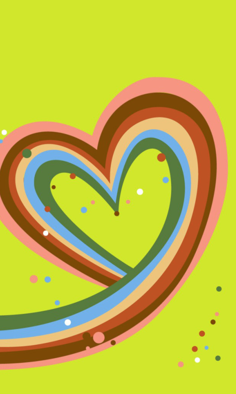 Das Valentine Heart Wallpaper 768x1280