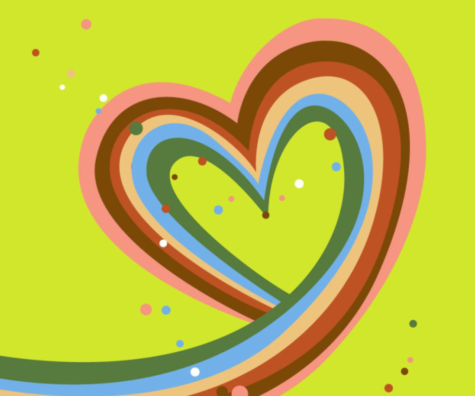 Valentine Heart wallpaper 960x800