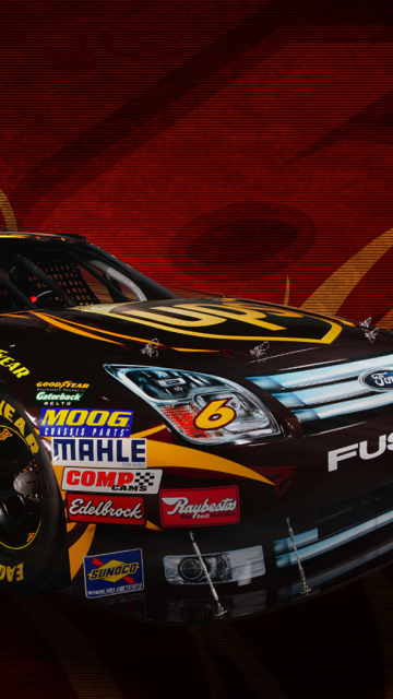 Fondo de pantalla Ford Fusion NASCAR 360x640