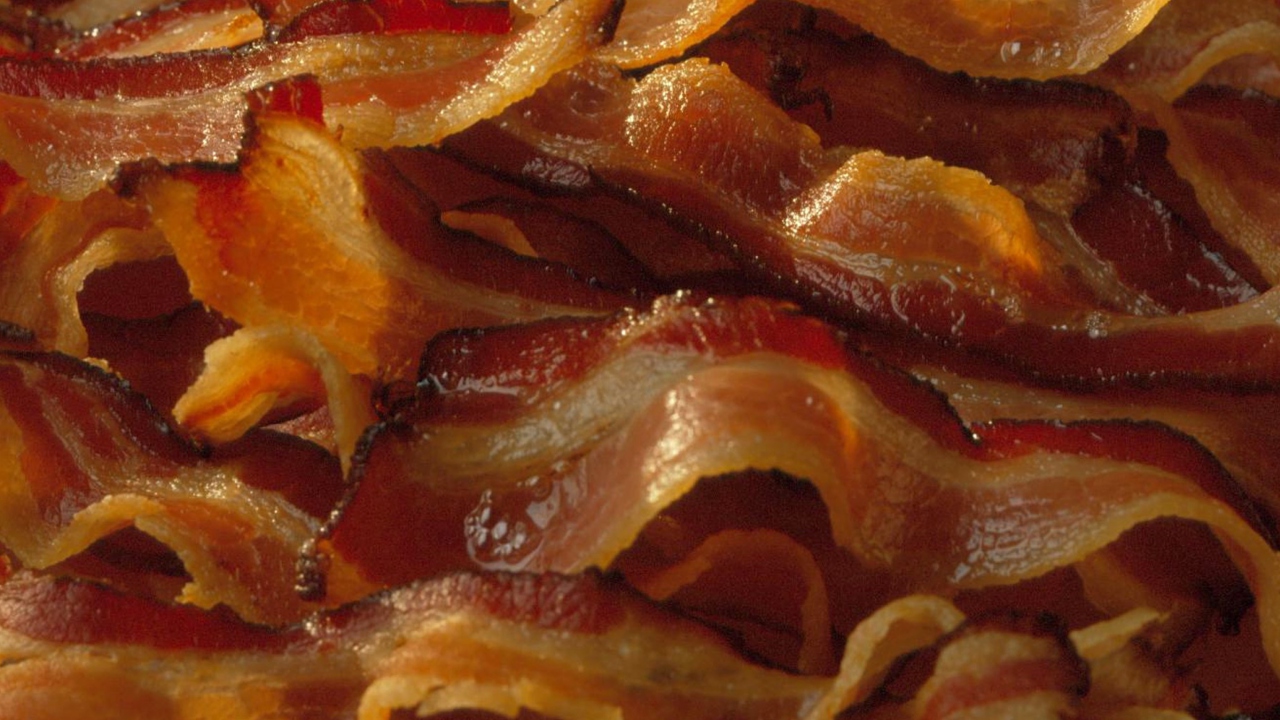 Fondo de pantalla Crispy Bacon 1280x720