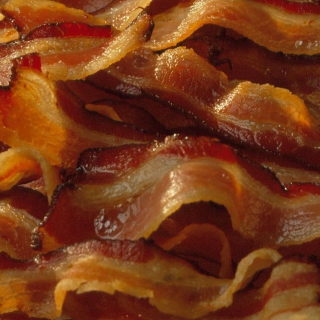 Crispy Bacon Background for 2048x2048