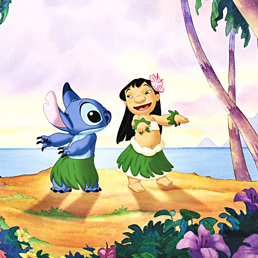 Fondo de pantalla Walt Disney Lilo Stitch 1024x1024