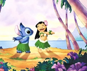 Sfondi Walt Disney Lilo Stitch 176x144