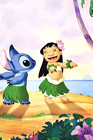 Das Walt Disney Lilo Stitch Wallpaper 320x480