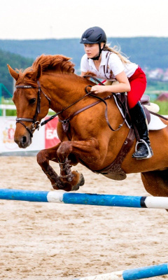 Das Equestrian Sport, Equitation Wallpaper 240x400