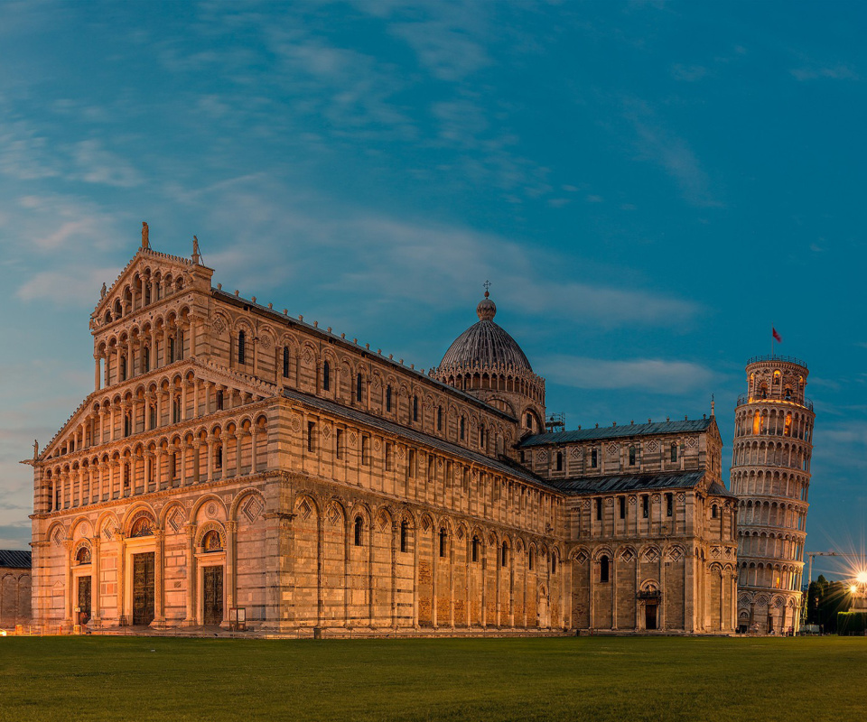 Sfondi Pisa Cathedral and Leaning Tower 960x800