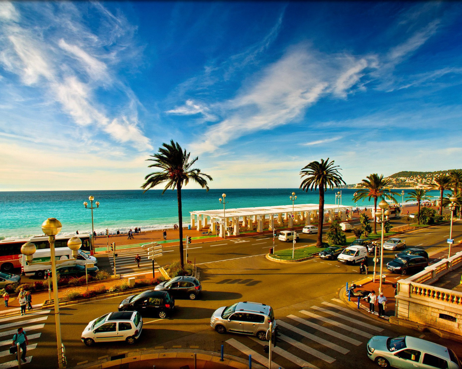 Fondo de pantalla Nice, French Riviera Beach 1600x1280
