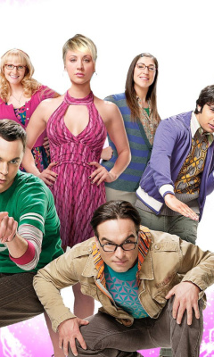 Das The Big Bang Theory Wallpaper 240x400
