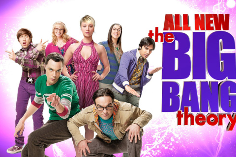 Das The Big Bang Theory Wallpaper 480x320